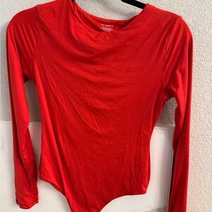 Florever Scarlet Long Sleeve Bodysuit